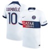 Maglia ufficiale Paris Saint Germain Dembele 10 Trasferta 2023-24 per Uomo